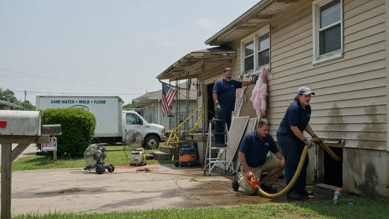 Water Damage Repair in Gloster, LA near me